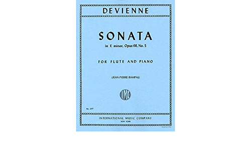 Devienne - Sonata in E minor Op.68 No.5 For Flute and Piano
