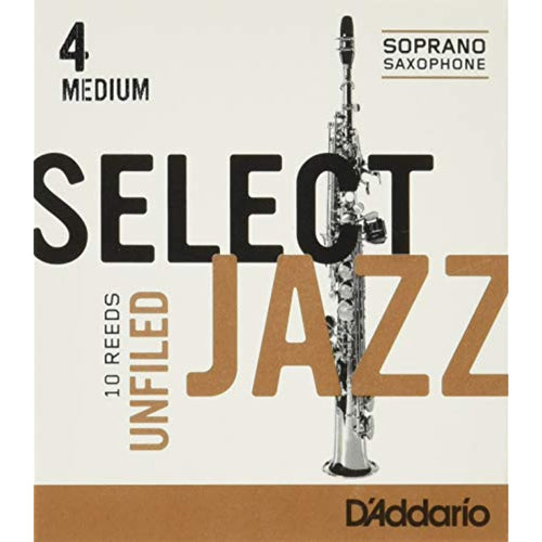 Select Jazz - Soprano Saxophone Reeds - 4 (Medium) - 10 Reeds
