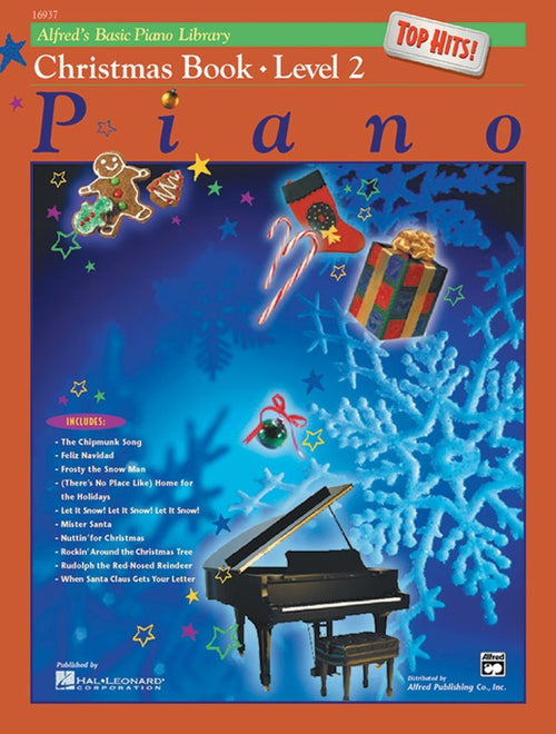 Alfred's Basic Piano Top Hits! Christmas Book Level 2
