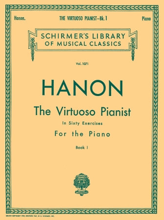 Hanon - The Virtuoso Pianist in Sixty Exercises Book 1