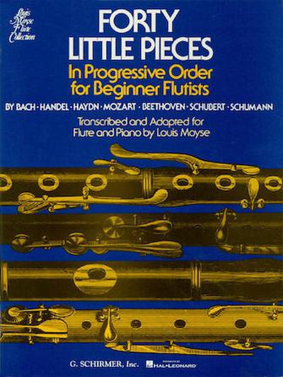 Forty Little Pieces For Beginner Flutists