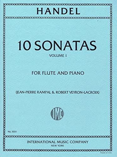 Handel 10 Sonatas Volume 1 for Flute and Piano
