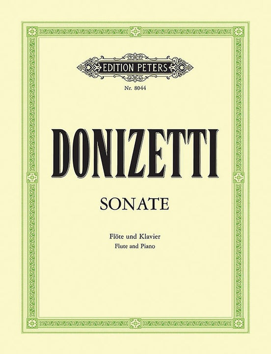 Donizetti Sonata in C For Flute and Piano