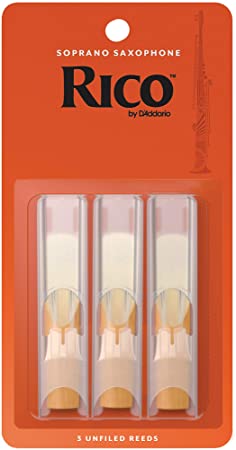 Rico Soprano Saxophone #3 Reeds 3 Pack