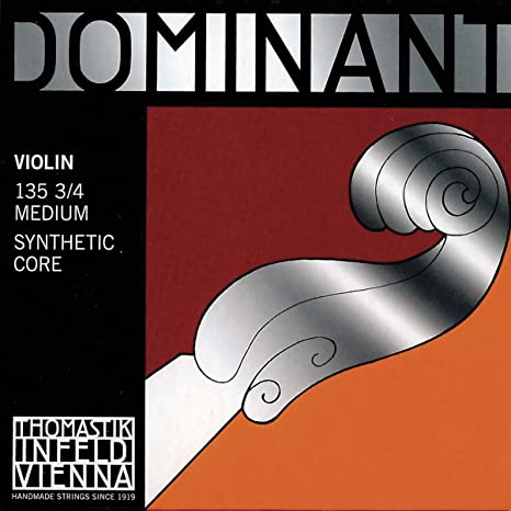 Dominant Violin Strings Set 135 3/4 Medium Synthetic Core