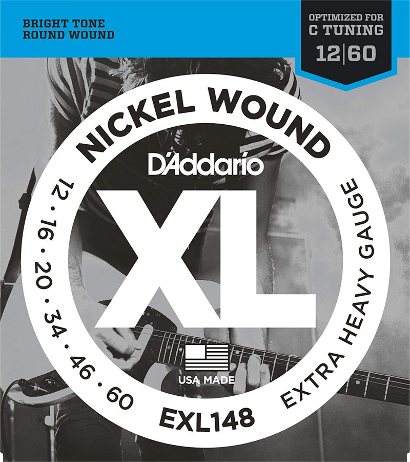 D'Addario Electric Guitar Strings - EXL148 12/60 Extra Heavy