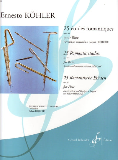 Kohler: 25 Etudes Romantiques Op.66 - Flute