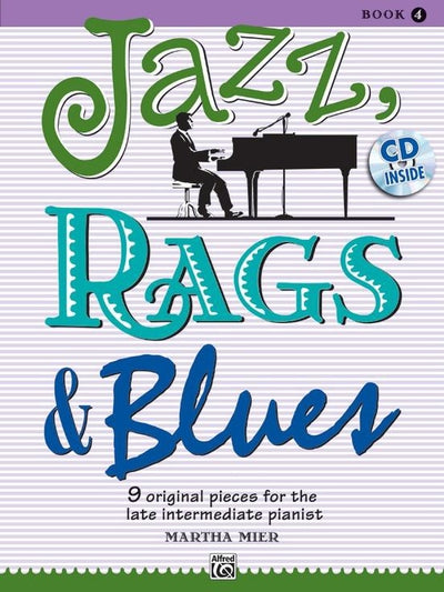 Jazz, Rags & Blues Book 4 with CD