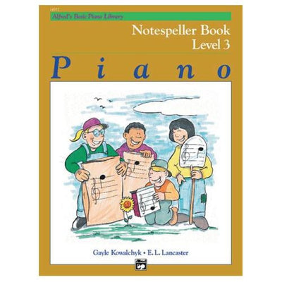 Alfred's Basic Piano Notespeller Book Level 3