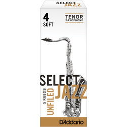 Select Jazz - Tenor Saxophone Reeds - 4 (Soft) - 5 Reeds