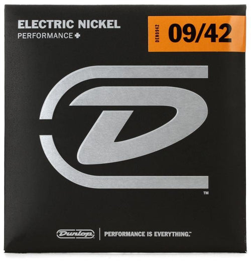 Dunlop Electric Guitar Strings Nickel Steel (09/42)