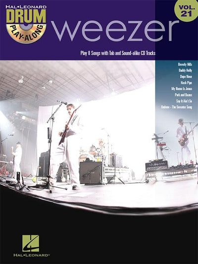 Weezer Drum Play-Along Volume 21