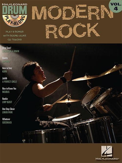 Modern Rock Drum Play-Along Volume 4