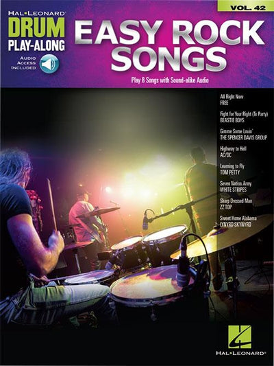 Easy Rock Songs Drum Play - Along Volume 42