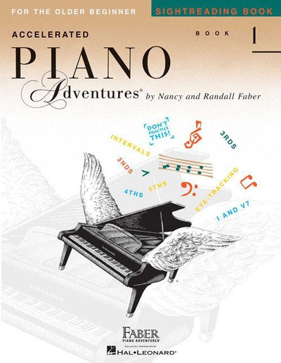 Accelerated Piano Adventures For The Older Beginner - Sightreading Book Level 1