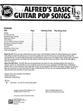 Alfred's Basic Guitar Pop Songs 1 & 2
