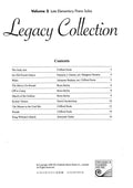 Legacy Collection Volume 2: Late Elementary Piano Solos