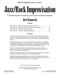 Alfred's Basic Jazz/Rock Course: Improvisation, Level 1