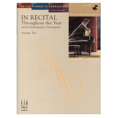 In Recital Throughout the Year (with Performance Strategies) Volume 1 Book 4 with CD
