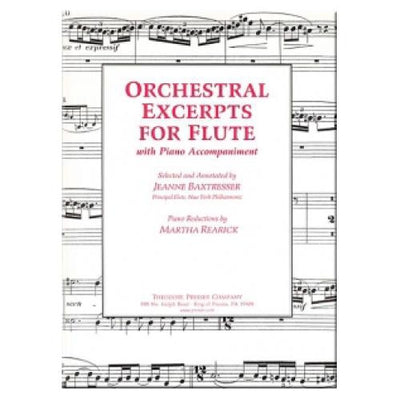 Orchestral Excerpts For Flute with Piano Accompaniment