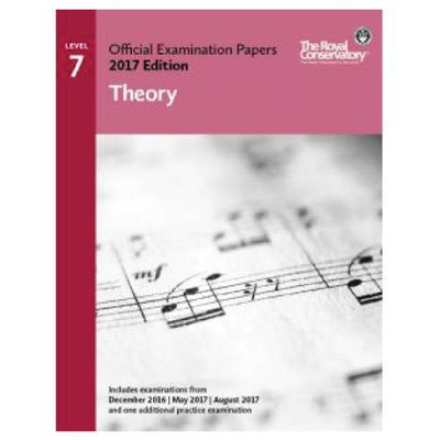 2017 RCM Official Examination Papers: Level 7 Theory