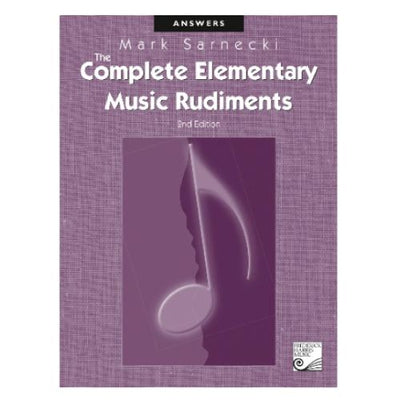 The Complete Elementary Music Rudiments 2nd Edition Answers