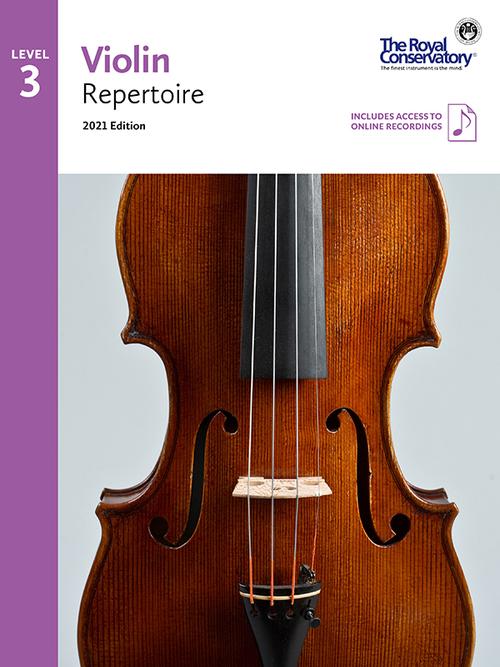 RCM Violin Repertoire 3 2021 Edition