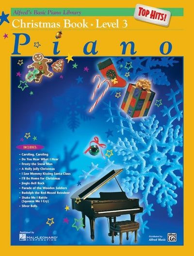 Alfred's Basic Piano Top Hits! Christmas Book Level 3