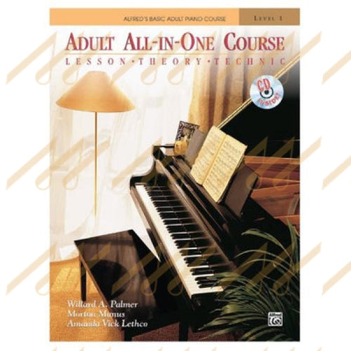 Alfreds Adult All-In-One Piano Course Book And Cd