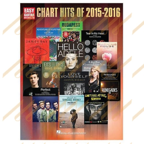 Chart Hits Of 2015-2016 Material
