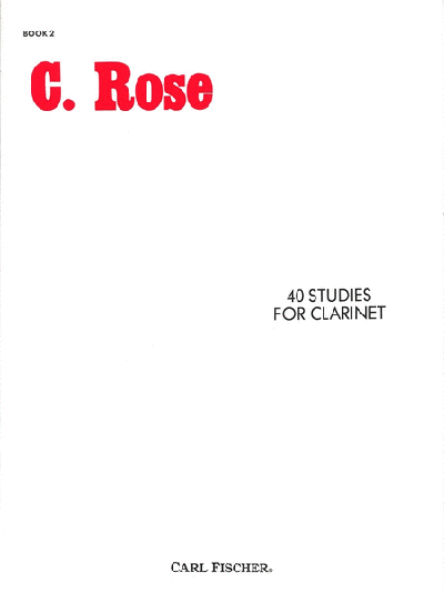 40 Studies for Clarinet Book 2