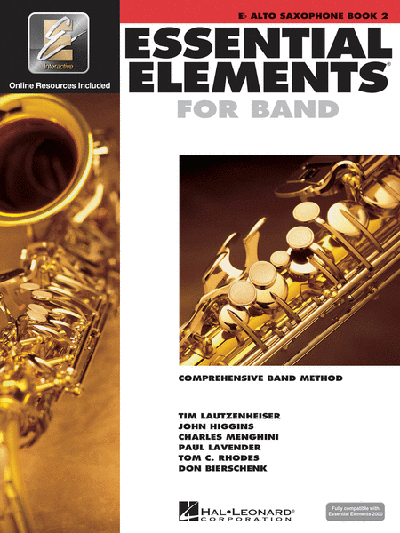 Essential Elements for Band - Eb Alto Saxophone Book 2 with EEi