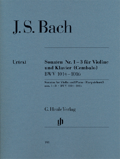Bach Sonatas for Violin and Piano (Harpsichord) Nos. 1-3