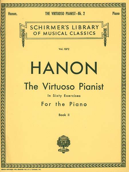 Hanon - The Virtuoso Pianist in Sixty Exercises for the Piano Book 2