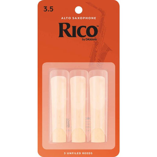 Rico Alto Saxophone #3.5 Reeds 3 Pack