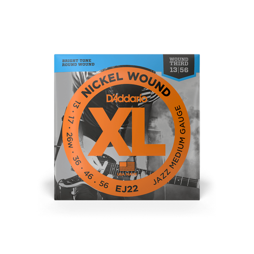 D'Addario Electric Guitar Strings - EJ22 13/56 Jazz Medium