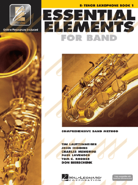 Essential Elements For Band Bb Tenor Saxophone Book 1 With Eei