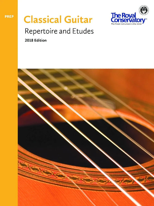 RCM Classical Guitar Preparatory Repertoire and Etudes