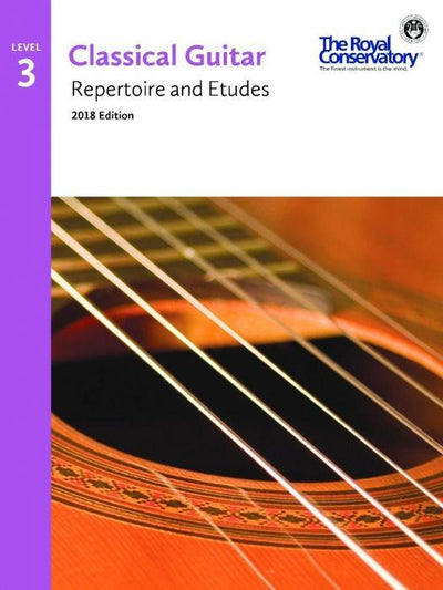 RCM Classical Guitar Repertoire and Etudes 3