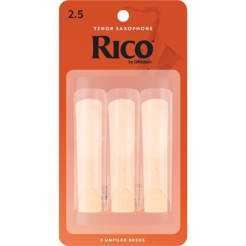 Rico Tenor Saxophone #2.5 Reeds 3 Pack