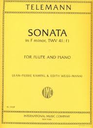 Telemann Sonata in F minor for Flute and Piano