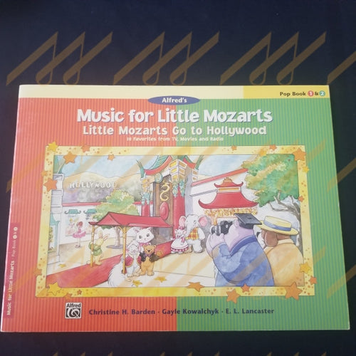 Music For Little Mozarts: Mozarts Go To Hollywood Pop Book 1 & 2