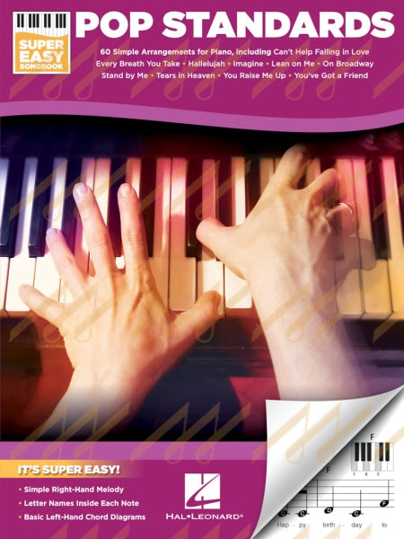 Pop Standards Super Easy Songbook Material