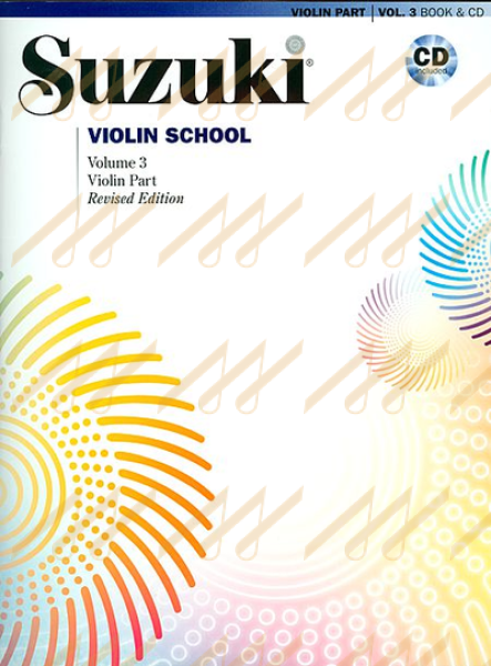Suzuki Violin School Volume 3 Violin Part (Revised Edition)