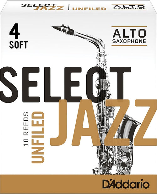 Select Jazz - Alto Saxophone Reeds - 4 (Soft) - 10 Reeds